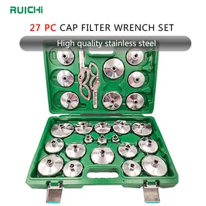 Set di chiavi per filtro olio a tazza universale 17PC/27PC set di chiavi per tappo filtro olio grande vendita