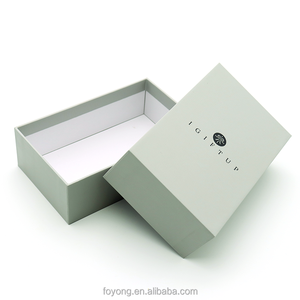Eco Friendly Custom Logo gift paper cardboard box with lid