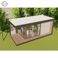 Chalet conteneur de luxe à 2 étages moderne personnalisé de 20 pieds 40 pieds Petite maison en acier léger Pack plat Services de villa Maison préfabriquée mobile