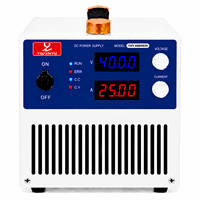 Fuente de Alimentación de CC 0-40V 0-25A con Voltaje y Corriente de Salida Ajustables, Entrada AC110V 220V, Control Digital, Modo Conmutado
