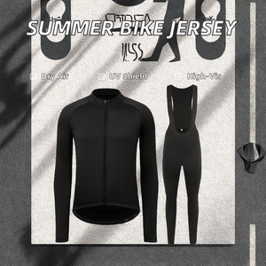 Nuevo Jersey de Ciclismo de Montaña para Verano, Transpirable, Anti-UV, de Secado Rápido, Elástico en Cuatro Direcciones, Fluorescente, de Spandex y Poliéster, para Actividades al Aire Libre - Product Image 2