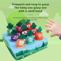 Juguete de Peluche Personalizado de Rábanos y Zanahorias para Jalar, Juego de Clasificación y Emparejamiento Montessori para Bebés, Juego de Cosecha de Zanahorias para Niños