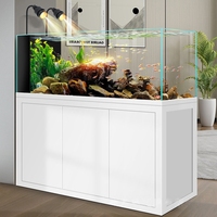 Pompe à eau pour aquarium rectangulaire grand format, filtration automatique écologique 5W, flotteur en verre, fond en alliage titane-magnésium