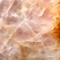 Grande dalle de quartzite rose naturel poli de Patagonie pour îlot de cuisine de luxe, comptoir, mur d'accentuation et carrelage de sol
