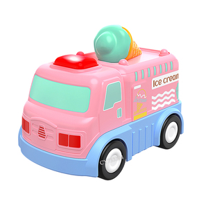 Nouveau jouet en plastique de <span class=keywords><strong>dessin</strong></span> <span class=keywords><strong>animé</strong></span> multi-formes, véhicule, <span class=keywords><strong>camion</strong></span> de pompiers, toboggan coloré, mini voiture jouet avec lumière et musique pour enfants - Product Image 4
