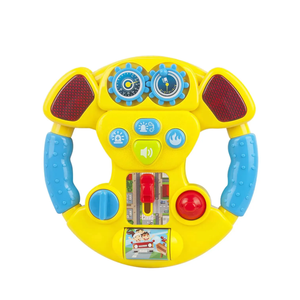Volant en plastique <span class=keywords><strong>jouet</strong></span> éducatif conduite contrôleur véhicules son Simulation <span class=keywords><strong>jouet</strong></span> d'apprentissage pour les enfants - Product Image 2