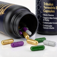 Capsules de Tribulus Terrestris en gros, fournisseur de compléments alimentaires en vrac, fabricant OEM ODM, formule personnalisée, marque privée