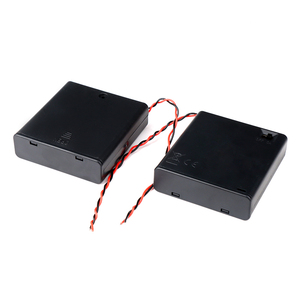 موصل حامل بطارية AA 4 فتحات مع كابل غطاء - Product Image 4