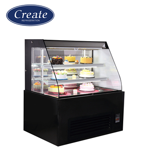 Refrigerador de Exhibición para Pastelería, Refrigerador de Panadería con Enfriamiento por Aire, Vitrina Refrigerada con Apertura Frontal para Pasteles - Product Image 1