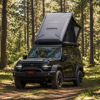 Tente de toit rigide ADA OVERLAND Triangle, tente de toit double pour couples, glamping de luxe, tente de camping-car