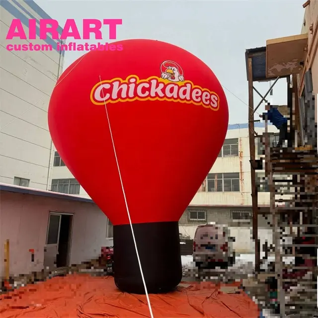 Factory customized inflatable hot air balloons with printing logo