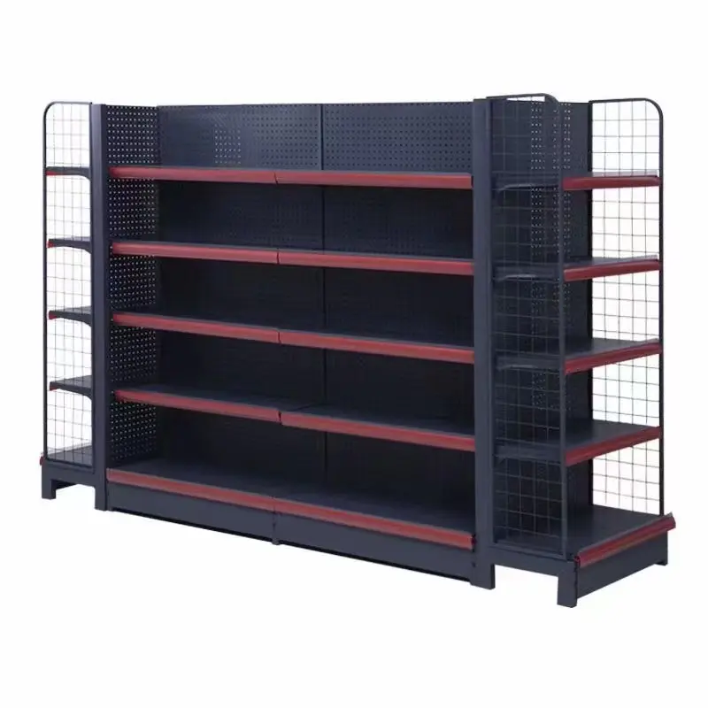 Gondola, оптовая продажа, Заводские металлические полки для супермаркетов