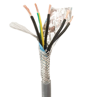 Câble de signal de commande multiconducteurs blindé isolé en PVC 3 4 5 6 7 8 brins, fils électriques, câble d'alimentation avec blindage