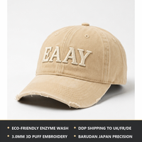 Cómo Obtener Gorras de Béisbol de Alta Calidad de 6 Paneles con Contraste de Color, Estilo Vintage, Unisex, de Algodón Lavado, Ajustables, Tipo Dad Hat