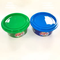 Emballage en espagnol pour la pâte à vaisselle solide pour le nettoyage de la cuisine, parfum lavande et citron vert, détergent à vaisselle écologique