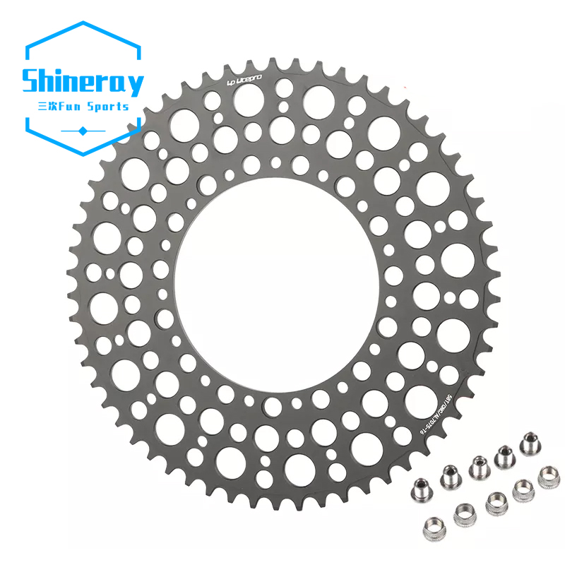 Складная велосипедная Звездочка 130 Bcd 52T 56T 58T, цепное кольцо для велосипеда BMX, складное цепное колесо для велосипеда 52t 170 мм CN;GUA