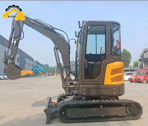 Mini Excavadora de Bajo Precio SH30 SH40 SH60 con Garra para Troncos, 1.8t 2t 3.5t 4t 6t, Excavadora HJH de Cola Cero para Granja - Product Image 3