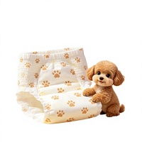 Couches pour animaux de compagnie personnalisées en gros, culottes de soin portables pour animaux, couches pour chiens respirantes, sèches et hypoallergéniques