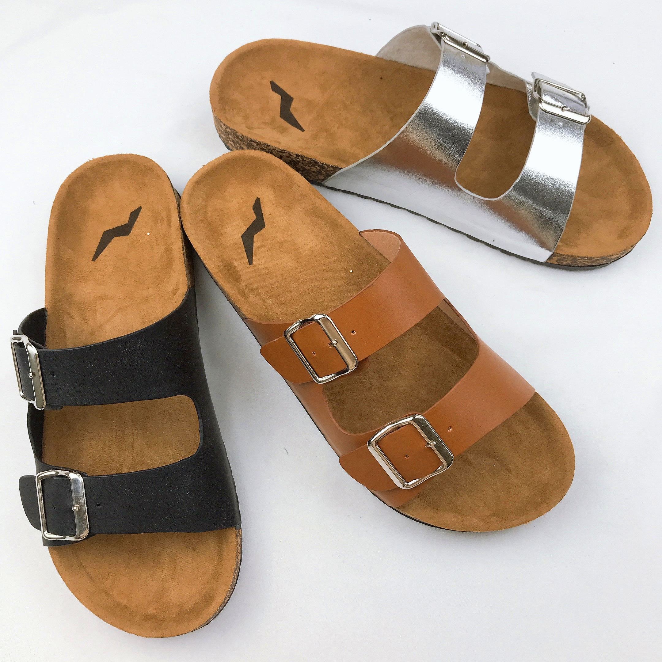 Sandalias Tiras Suela Corcho Mujer - PERA LIMONERA
