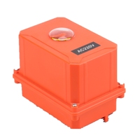 Mini actionneur électrique en plastique avec contrôle de modulation de communication, prise en charge OEM, couple de 30 Nm pour alimentation AC220V/DC24V/DC12V