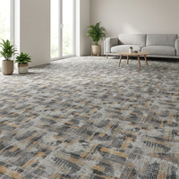 Dalles de moquette modulaires commerciales modernes de qualité supérieure 24x24, robustes, pour bureaux et espaces de prière, conformes aux normes australiennes