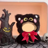 Pour LABUBU V1/V2/V3 Halloween citrouille et chat noir vinyle jouet tenues mignon PVC bricolage jouet pour changement de Costume