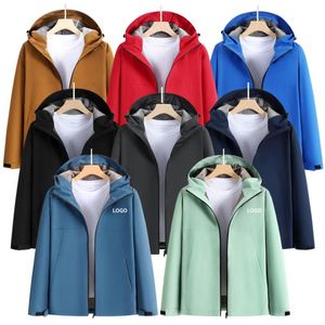 Custom Unisex Thick Softshell Rain Polyester Breathable Outdoor Business Windbreaker Coat Windproof Men's Tactical <b>Jacket</b> - Product Image 1