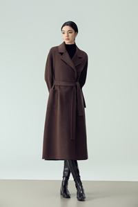 <span class=keywords><strong>Cappotto</strong></span> di lana 100% <span class=keywords><strong>Cashmere</strong></span> per le donne in lana naturale fatta a mano lunga Trench accetta Design personalizzato - Product Image 3
