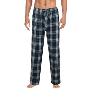 Nuovi pantaloni da <span class=keywords><strong>uomo</strong></span> in puro <span class=keywords><strong>cotone</strong></span> a quadri pantaloni da Yoga a gamba dritta per la personalizzazione dei pantaloni Casual da casa - Product Image 4