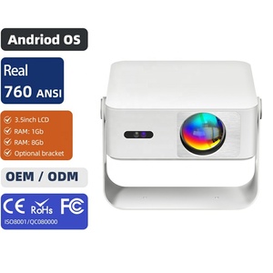 โปรเจคเตอร์สมาร์ททีวี Android 12 รุ่นใหม่ล่าสุด ปี 2026 รองรับ 4K ระยะฉายสั้น 1080P LCD WIFI 6 บลูทูธ ความสว่างสูง มาตรฐาน CE ROHS ใช้งานได้กลางวัน รุ่น AUN A005S - Product Image 1