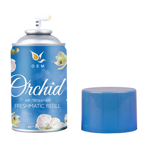 Recambio de Ambientador Automático en Aerosol de 250 ml, Compatible con <span class=keywords><strong>Freshmatic</strong></span>, Fragancia a Orquídea - Product Image 5