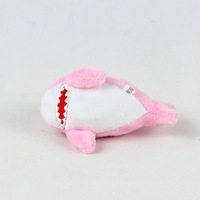 Porte-clés en peluche mignon en forme de mini requin, pendentif pour sac à dos, animal en peluche personnalisé