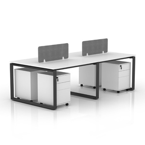 Modern Design Quality Standard Size Double-Sided <b>Office</b> Furniture <b>Table</b> 2-8 Person Staff Workstation Wooden <b>Office</b> Work Desks - Product Image 4