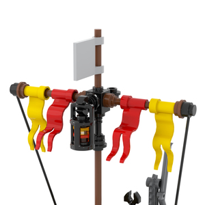 MOC5055 Modèle de radeau d'évasion insulaire médiévale, bateau de sauvetage pirate, blocs de construction en plastique DIY, jouets éducatifs pour enfants - Product Image 4