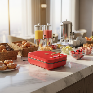 Parrilla Eléctrica Infrarroja Multifuncional sin Humo, 1200W, Superficie de Cocción Antiadherente de PTFE, para Pizza, Uso Doméstico y en Hoteles - Product Image 6