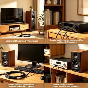 Câble Haut-Parleur RVB en Cuivre Toronné Isolé PVC Transparent Type-6 300/500V pour Appareils Audio Domestiques et Petits Électroménager - Product Image 5