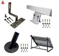 Kit de support de montage de panneau solaire réglable Leite pour installation au sol/sur toit (compatible avec les panneaux solaires de 100W à 400W)