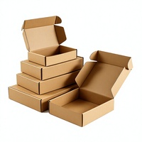 Cajas de embalaje de cartón corrugado, cajas para aviones, cajas de correo utilizadas para transportar mercancías y regalos