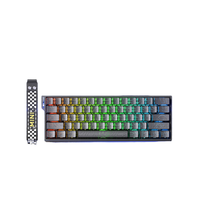 AULA MINI 60HE clavier à axe magnétique trois modes RT jeu e-sport clavier mécanique personnalisé clé complète échange à chaud 60% clavier