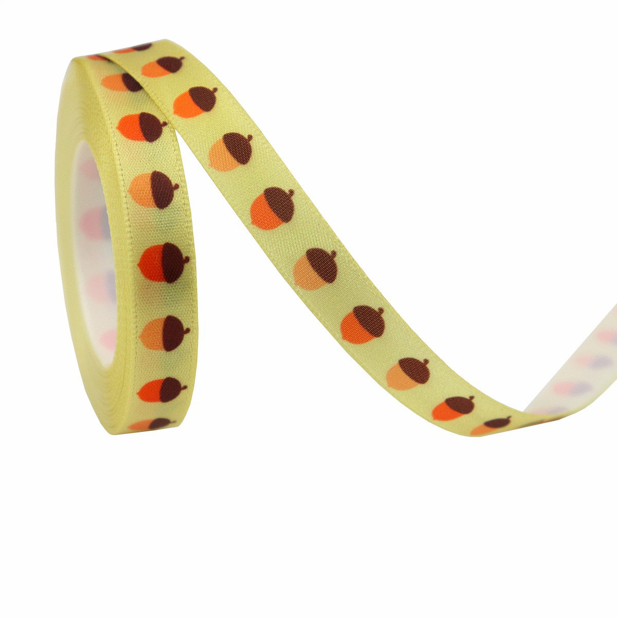 Acorn-สีเหลืองอ่อน-1ซม.*10yds