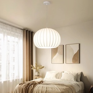 โคมไฟระย้าทรงกลมสีขาว E27 LED หัวเดียว สำหรับห้องนอน ห้องนั่งเล่น - Product Image 3