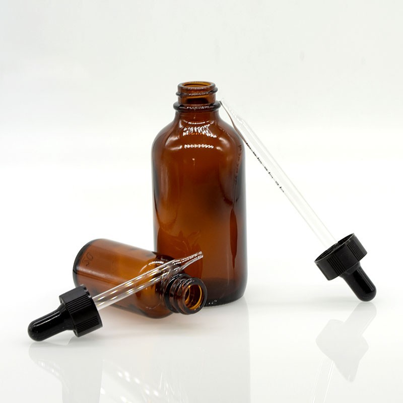 2020 vente chaude de haute qualité 15ml 30ml 60ml 120ml boston flacon compte-gouttes en verre pipette