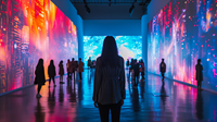 Mur d'affichage LED de location intérieur/extérieur 500*500/500*1000 4x3m avec résolution 4K, étanchéité IP65, HDR10, DCI-P3 95%, garantie 5 ans