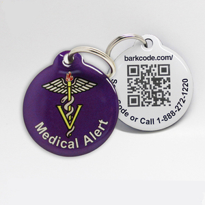 Etiqueta de Identificación Personalizada para Mascotas con Chip Programable, Mini Etiqueta de Resina Epoxi con Código <span class=keywords><strong>QR</strong></span> y Código de Barras, 134.2khz/13.56MHz, Impermeable - Product Image 4