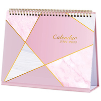 Calendrier de bureau personnalisé 2026 avec reliure spirale annuelle, promotionnel, pour imprimantes