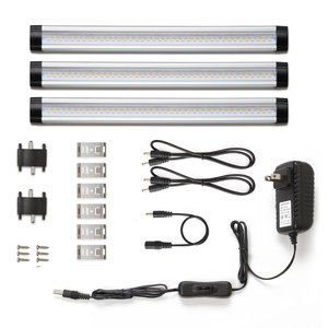 Luz led moderna para debajo de gabinete, 300mm, 500mm, 1000mm, Luz lineal <span class=keywords><strong>3pac</strong></span>/kits, venta al por mayor de china - Product Image 2
