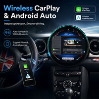 Autoradio Android pour BMW Mini Cooper Mini R56 2007-2010 Mini R60 2011-2016 avec Carplay sans fil et Android Auto DSP