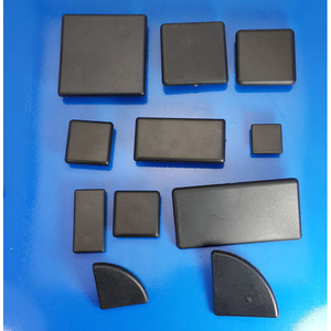 ฝาปิดปลายมาตรฐานยุโรป Fx 6060 ขนาด 30 มม. เส้นผ่านศูนย์กลาง 7 มม. ฝาปิด PVC สี่เหลี่ยมสำหรับโปรไฟล์อลูมิเนียม - Product Image 3