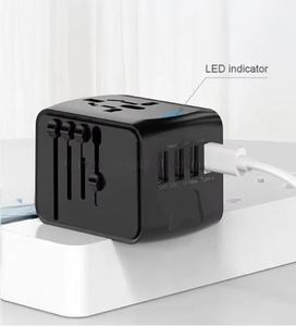 Global <b>Universal</b> 3USB+Type-C Travel <b>Adapter</b> US UK EU AU <b>Plug</b> 4 in 1 Quick Charging Charger for Mobile Phone - Product Image 5