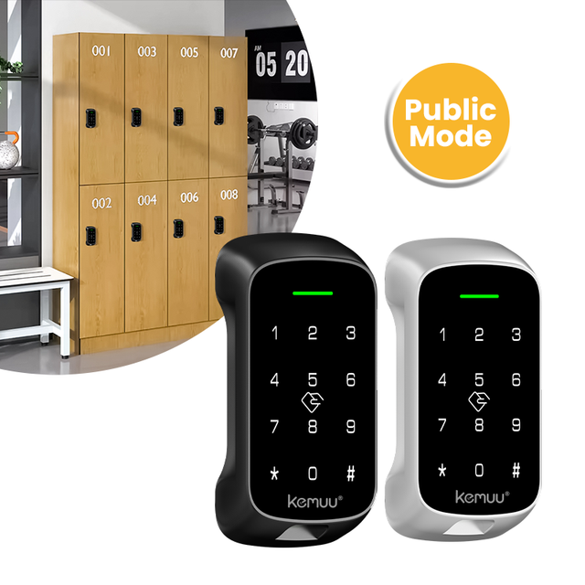 Security Intelligent Smart Cabinet System TTlock Tuya Rfid Nfc Combination Digital Number Keypad Lock for Gym Golf School Locker